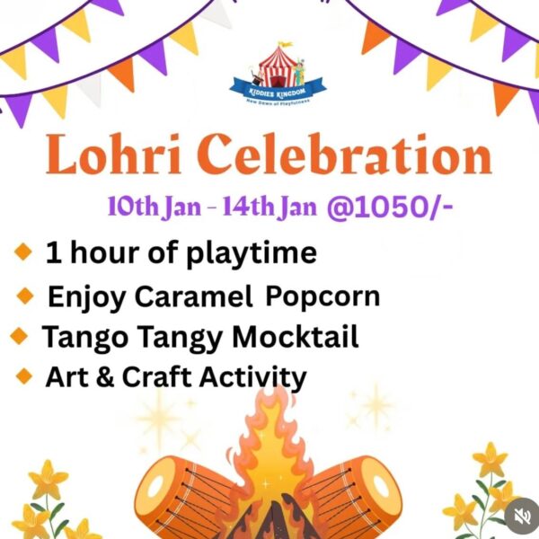 Kiddiekingdom Lohri for kids Patel Nagar Delhi
