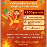 Kiddiekingdom Lohri for kids in Rajouri Garden Delhi