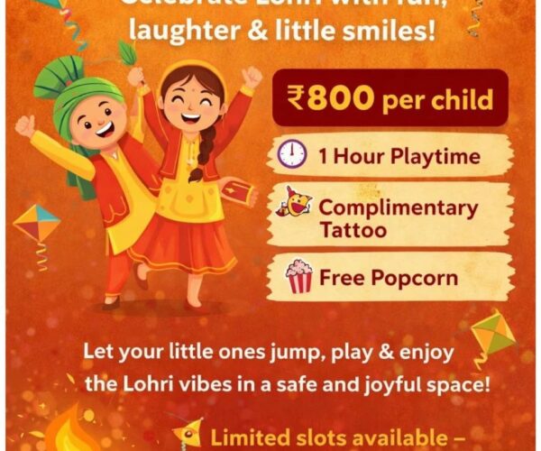 Kiddiekingdom Lohri for kids in Rajouri Garden Delhi