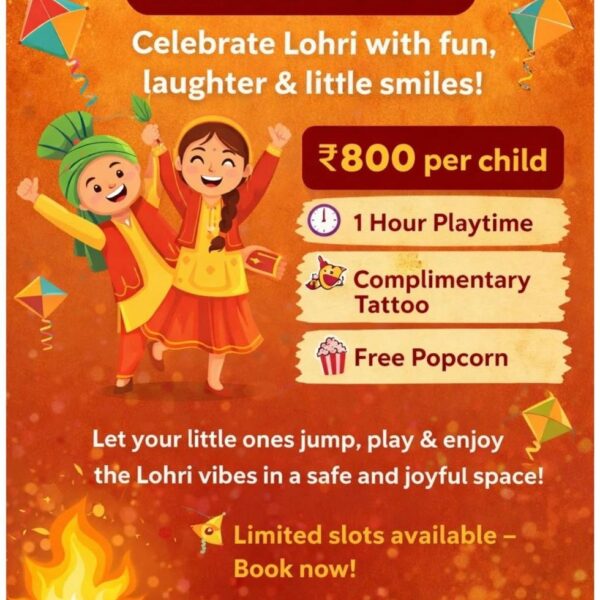Kiddiekingdom Lohri for kids in Rajouri Garden Delhi