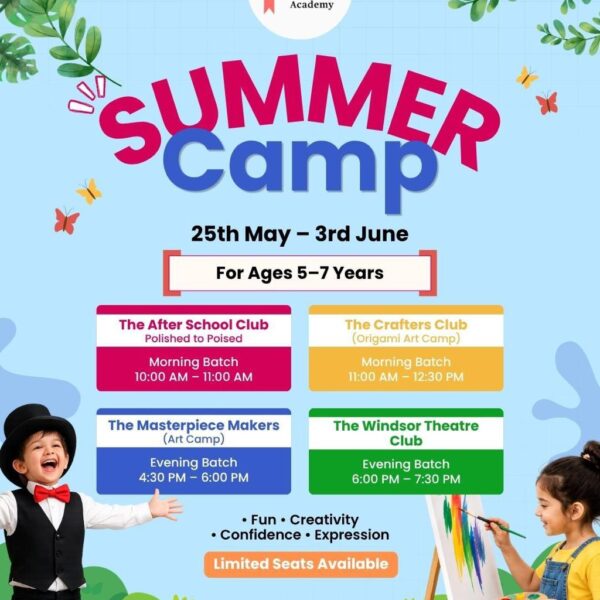 The WIndsor Finishing Academy summer camp in Raj Nagar Ghaziabad