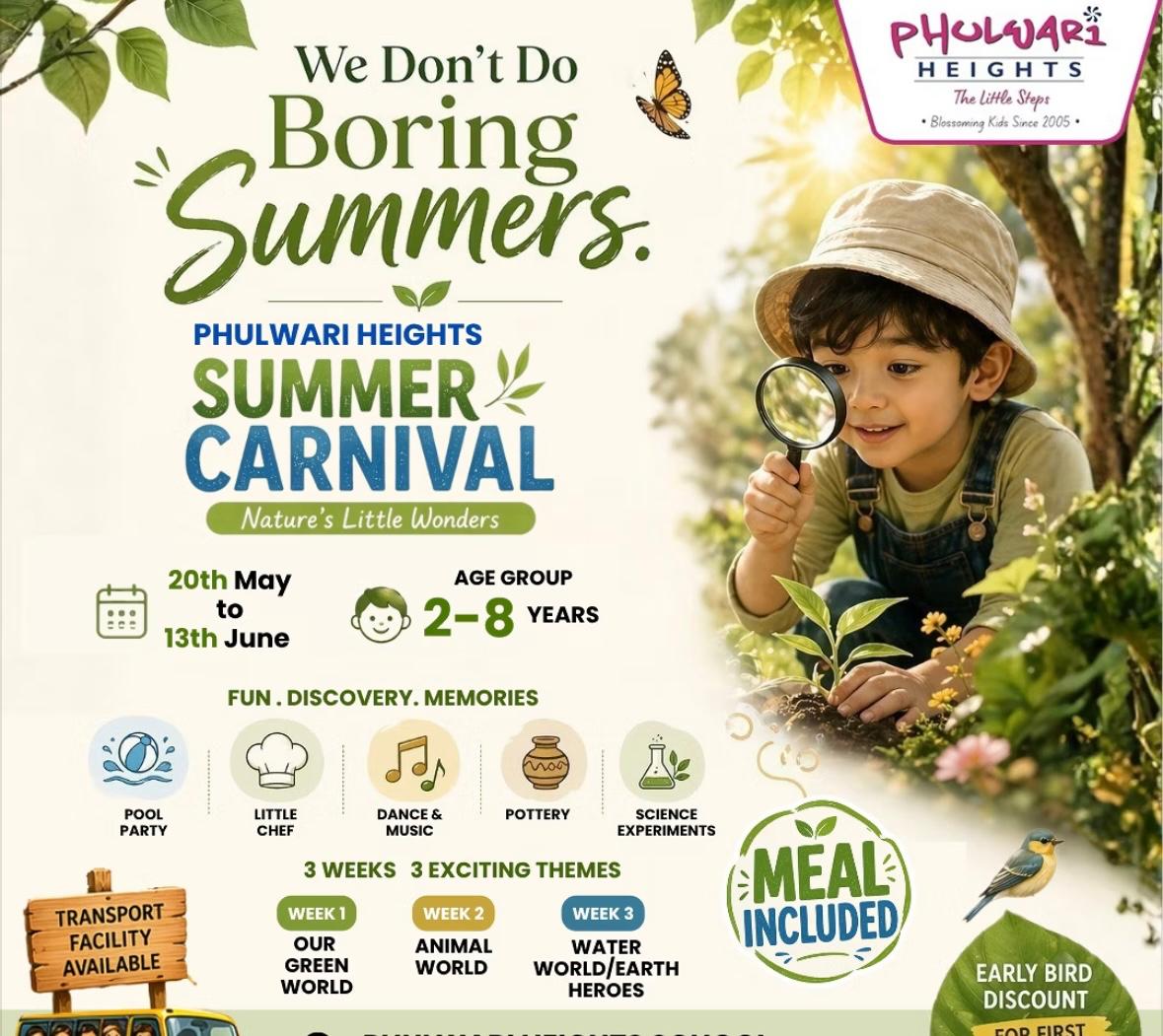 Phulwari heights summer camp  in Shalimar Bagh North Delhi