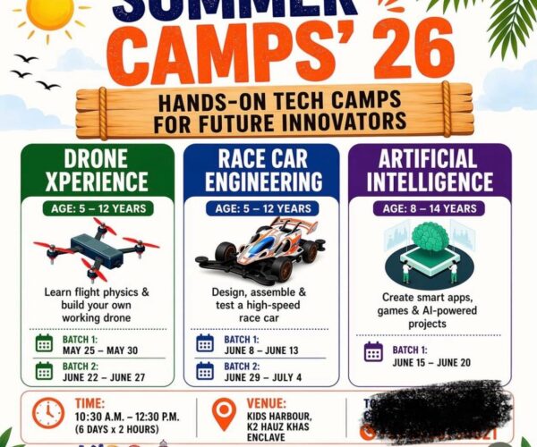 Kids Harbour Summer Camp in Hauzkhas South Delhi
