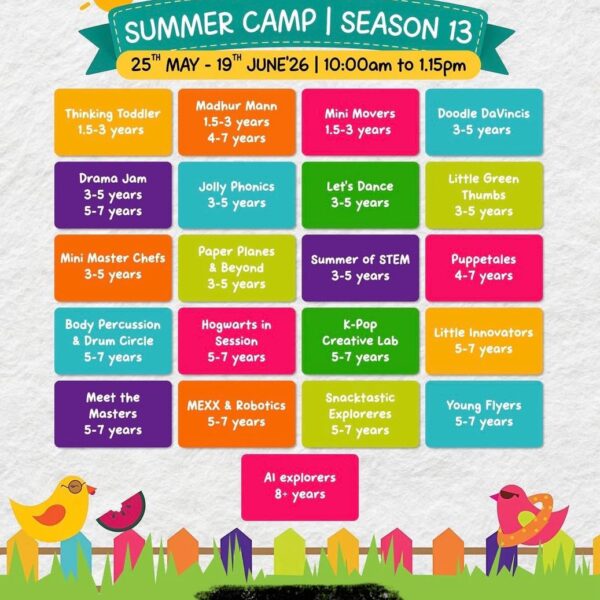 Playful Minds Summer Camp in DLF phase 1, gurgaon