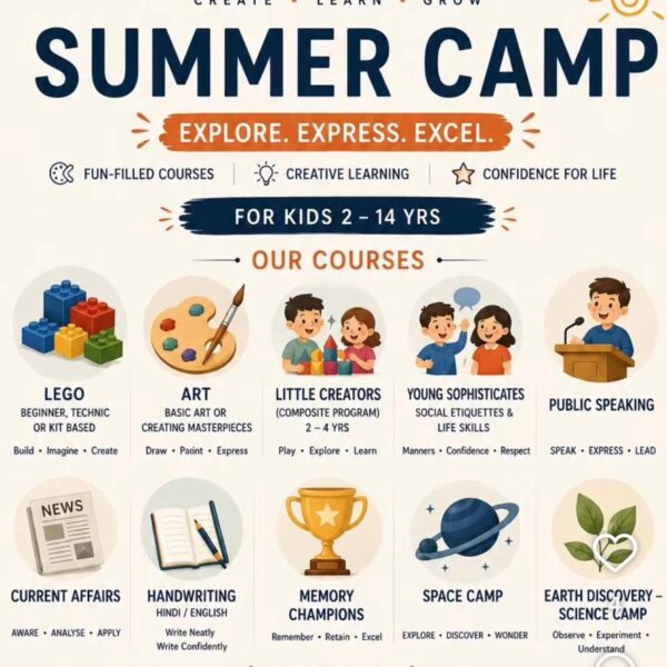 The Learninh brush Summer Camp in South Ex part 2 South Delhi