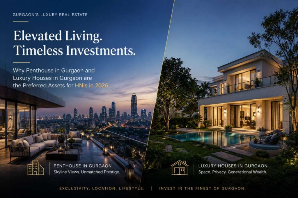 Why Penthouse in Gurgaon and Luxury Houses in Gurgaon Are Becoming the Preferred Assets for HNIs in 2026