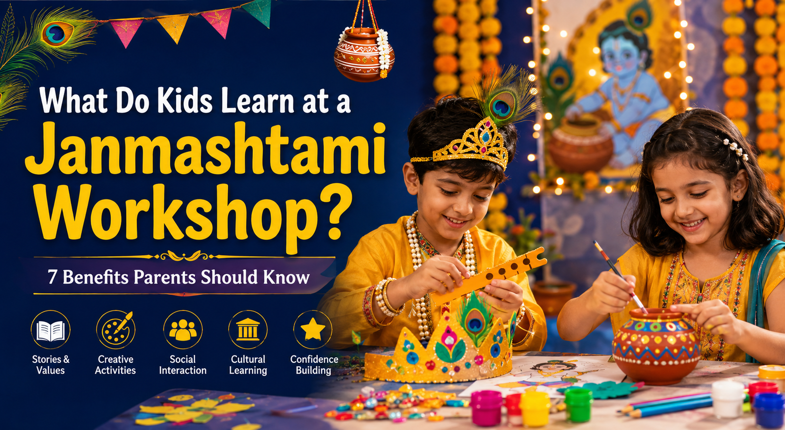 What Do Kids Learn at a Janmashtami Workshop? 7 Benefits Parents Should Know