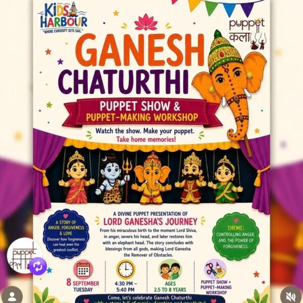 Kids Harbour Ganesh Chaturthi Workshop for kids Hauzkhas South Delhi