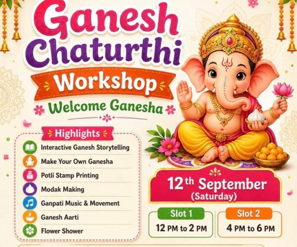Hap Lap Ganesh Chaturthi Workshop for Kids in Sector 49 Gurgaon