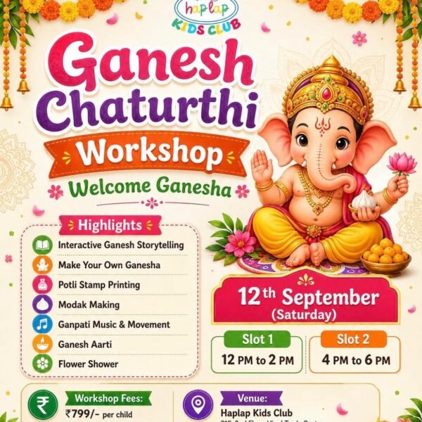 Hap Lap Ganesh Chaturthi Workshop for Kids in Sector 49 Gurgaon