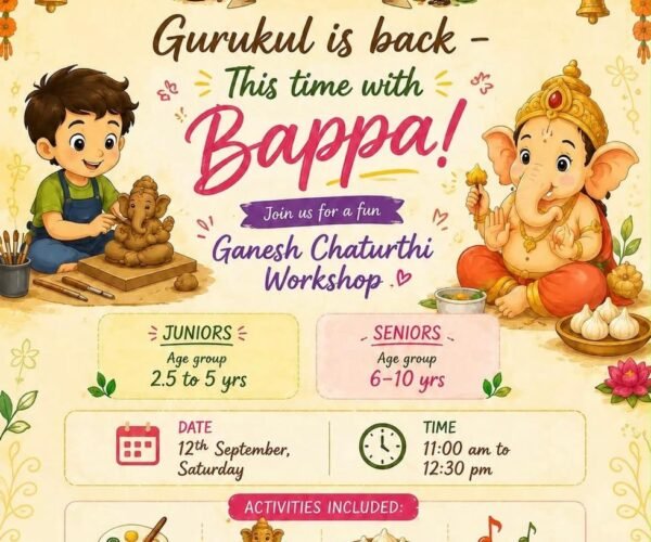 Petunia World – Ganesh Chaturthi Workshop for Kids Punjabi Bagh West Delhi