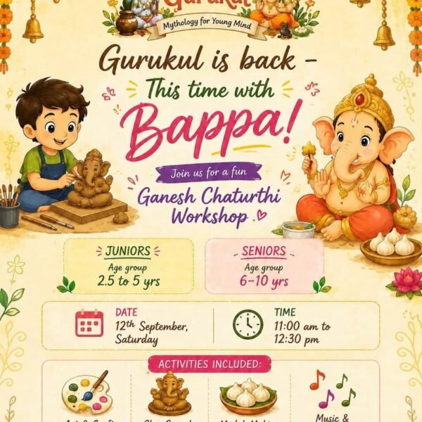 Petunia World - Ganesh Chaturthi Workshop for Kids Punjabi Bagh West Delhi