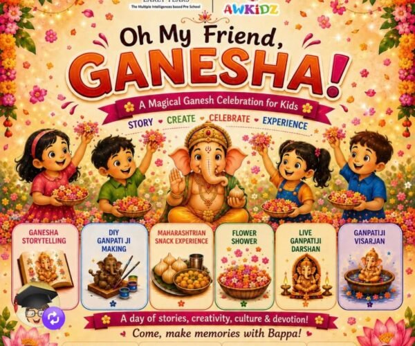 Aw Kidz Ganesh Chaturthi Workshopfor kids in Ashok Vihar North Delhi
