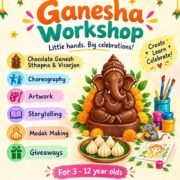 Chronicles Room Ganesh Chaturthi Workshopfor kids in Kamla Nagar North Delhi