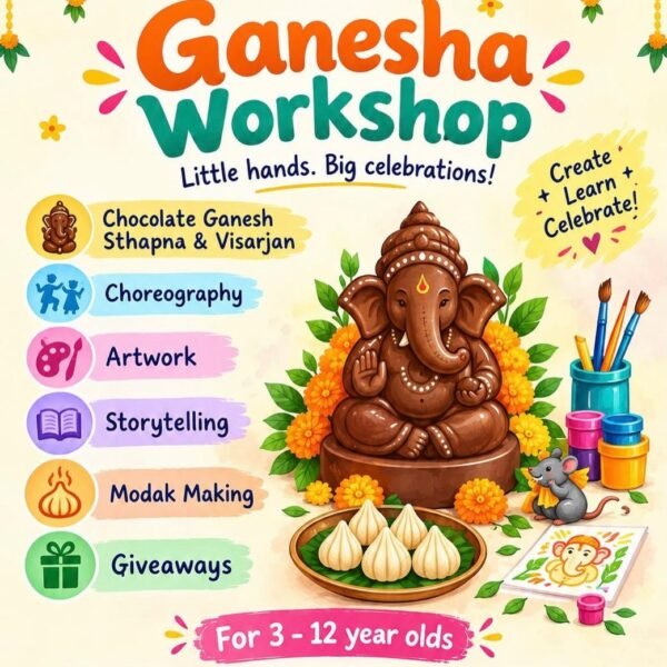 Chronicles Room Ganesh Chaturthi Workshopfor kids in Kamla Nagar North Delhi