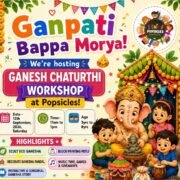 The Popsicles Ganesh Chaturthi Workshop for kids in Punjabi Bagh West Delhi