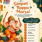 Shaivam Early Years Ganesh Chaturthi Workshop for kids in Kamla Nagar North Delhi