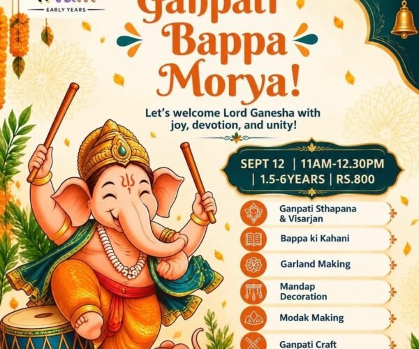Shaivam Early Years Ganesh Chaturthi Workshop for kids in Kamla Nagar North Delhi