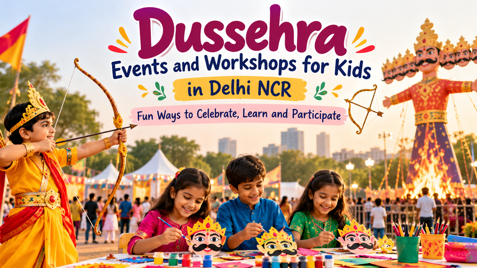 Dussehra Events and Workshops for Kids in Delhi NCR: Fun Ways to Celebrate, Learn and Participate