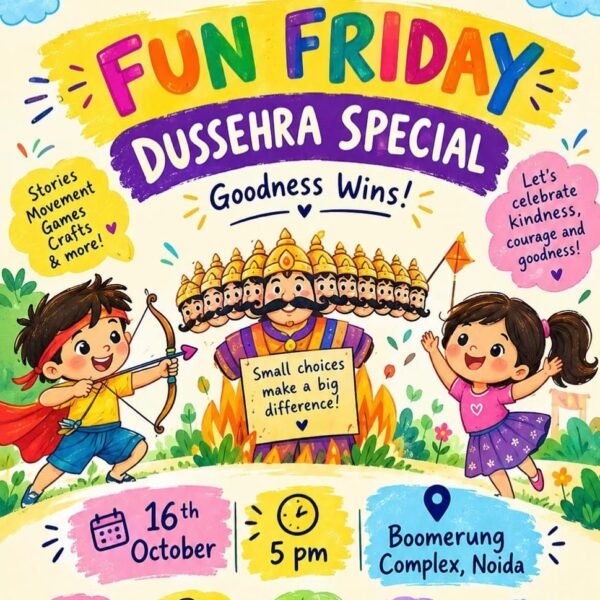 Curious Cartwheels Dussehra Workshop/Events for Kids in Noida