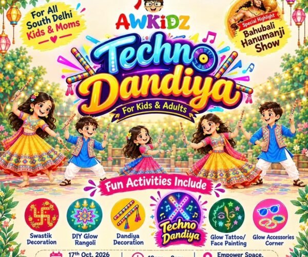 Dandiya For Kids in Saket South Delhi