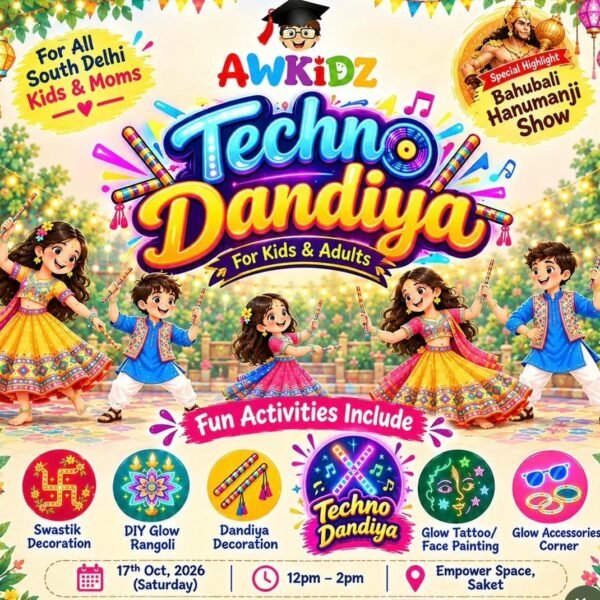 Dandiya For Kids in Saket South Delhi