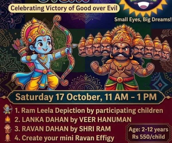 Dussehra Events/Workshop for Kids in Kamla Nagar North Delhi