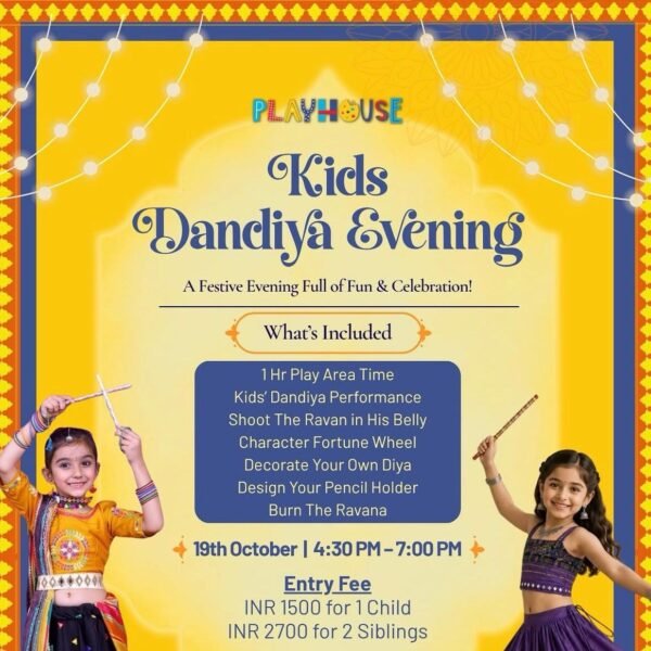 Dandiya Events for Kids in Hauzkhas South Delhi