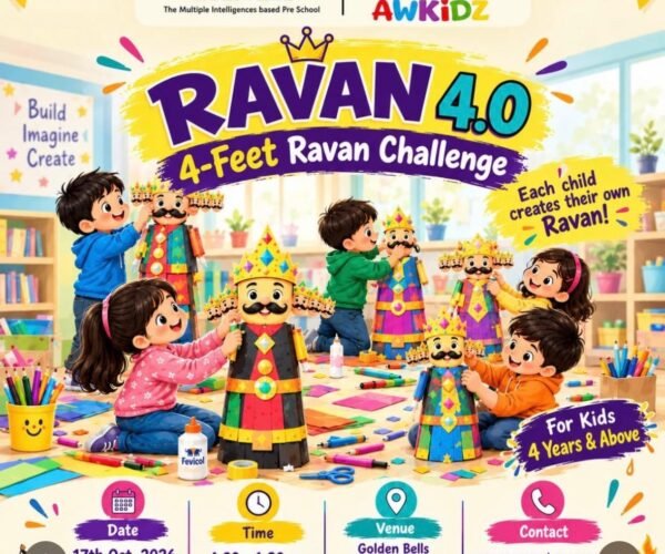 AWKIDZ Dussehra Workshop for kids in Pitampura North Delhi