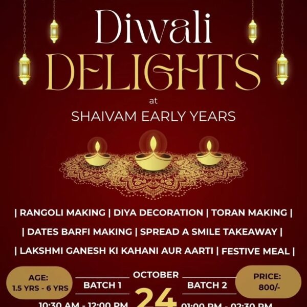 Shaivam Early Years Diwali Events for Kids in Kamla Nagar North Delhi