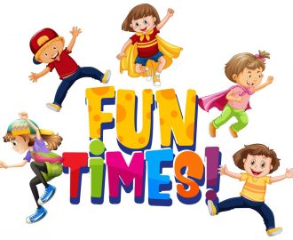 font-design-word-fun-times-with-happy-children_1308-42471